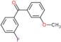 (3-fluorophenyl)(3-methoxyphenyl)methanone