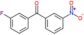 (3-fluorophenyl)-(3-nitrophenyl)methanone