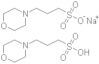 4-Morpholinepropanesulfonic acid, sodium salt (2:1)