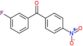 (3-fluorophenyl)-(4-nitrophenyl)methanone