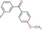 (3-fluorophenyl)(4-methoxyphenyl)methanone