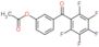 [3-(2,3,4,5,6-pentafluorobenzoyl)phenyl] acetate