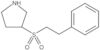 3-[(2-Phenylethyl)sulfonyl]pyrrolidine