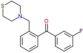(3-fluorophenyl)-[2-(thiomorpholinomethyl)phenyl]methanone