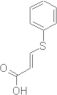 3-(phenylthio)acrylic acid, mixture of cis A