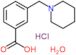 3-(piperidin-1-ylmethyl)benzoic acid hydrochloride hydrate