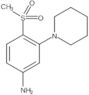 4-(Methylsulfonyl)-3-(1-piperidinyl)benzenamine