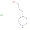 4-Piperidinepropanol, hydrochloride (1:1)