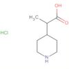 4-Piperidinepropanoic acid, hydrochloride