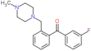 (3-fluorophenyl)-[2-[(4-methylpiperazin-1-yl)methyl]phenyl]methanone