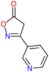 5(4H)-Isoxazolone,3-(3-pyridinyl)-(9CI)