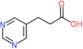 3-pyrimidin-5-ylpropanoic acid