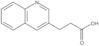 3-Quinolinepropanoic acid