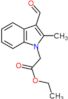 ethyl (3-formyl-2-methyl-1H-indol-1-yl)acetate