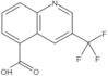 5-Quinolinecarboxylic acid, 3-(trifluoromethyl)-