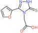 (3-furan-2-yl-5-thioxo-1,5-dihydro-4H-1,2,4-triazol-4-yl)acetic acid