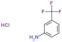 3-(trifluoromethyl)aniline hydrochloride (1:1)