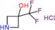 3-(trifluoromethyl)azetidin-3-ol hydrochloride