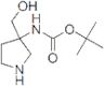 1,1-Dimethylethyl N-[3-(hydroxymethyl)-3-pyrrolidinyl]carbamate