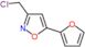 3-(chloromethyl)-5-furan-2-ylisoxazole