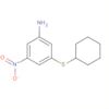 Benzenamine, 3-(cyclohexylthio)-5-nitro-