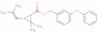 (3-Phenoxyphenyl)methyl (1R,3S)-2,2-dimethyl-3-(2-methyl-1-propen-1-yl)cyclopropanecarboxylate