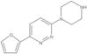3-(2-Furanyl)-6-(1-piperazinyl)pyridazine