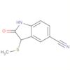 1H-Indole-5-carbonitrile, 2,3-dihydro-3-(methylthio)-2-oxo-