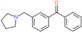 phenyl-[3-(pyrrolidin-1-ylmethyl)phenyl]methanone