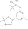 2-[3-[[(1,1-Dimethylethyl)dimethylsilyl]oxy]-5-methylphenyl]-4,4,5,5-tetramethyl-1,3,2-dioxaboro...