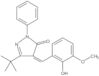 5-(1,1-Dimethylethyl)-2,4-dihydro-4-[(2-hydroxy-3-methoxyphenyl)methylene]-2-phenyl-3H-pyrazol-3-one