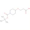 1-Piperidinecarboxylic acid, 4-(2-carboxyethoxy)-, 1-(1,1-dimethylethyl)ester