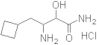 beta-Amino-alpha-hydroxycyclobutanebutanamide hydrochloride