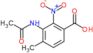 3-(acetylamino)-4-methyl-2-nitrobenzoic acid