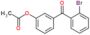 [3-(2-bromobenzoyl)phenyl] acetate