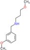 3-methoxy-N-(3-methoxybenzyl)propan-1-amine