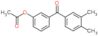 [3-(3,4-dimethylbenzoyl)phenyl] acetate