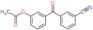 [3-(3-cyanobenzoyl)phenyl] acetate