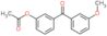 [3-(3-methoxybenzoyl)phenyl] acetate