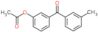 [3-(3-methylbenzoyl)phenyl] acetate