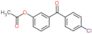 [3-(4-chlorobenzoyl)phenyl] acetate