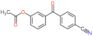 [3-(4-cyanobenzoyl)phenyl] acetate