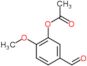 5-formyl-2-methoxyphenyl acetate