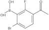 B-(3-Acetyl-6-bromo-2-fluorophenyl)boronic acid
