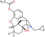 (5alpha,6beta)-17-(cyclopropylmethyl)-6-fluoro-14-hydroxy-4,5-epoxymorphinan-3-yl acetate