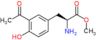 methyl 3-acetyl-L-tyrosinate