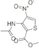 2-Thiophenecarboxylic acid, 3-(acetylamino)-4-nitro-, methyl ester