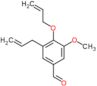 3-methoxy-5-prop-2-en-1-yl-4-(prop-2-en-1-yloxy)benzaldehyde