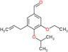 3-allyl-5-ethoxy-4-isopropoxy-benzaldehyde