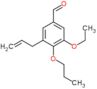 3-Ethoxy-5-(2-propen-1-yl)-4-propoxybenzaldehyde